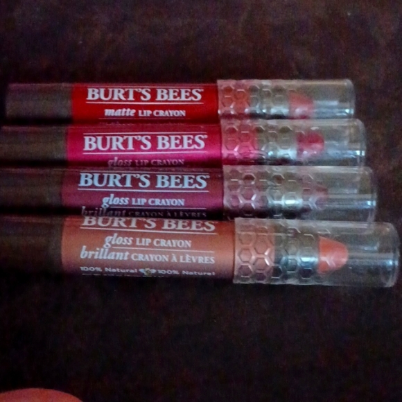 Burt's Bees Other - Burt's Bees Lip Crayons Lot of 4